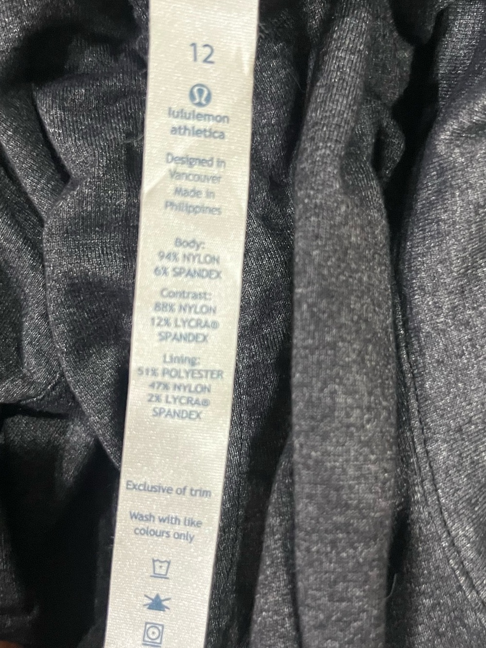 lululemon athletica Dark Charcoal Zip Hoodie - Picture 8 of 10
